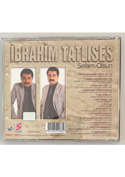 İbrahim Tatlıses – Selam Olsun CD (Orjinal Dönem Baskı)