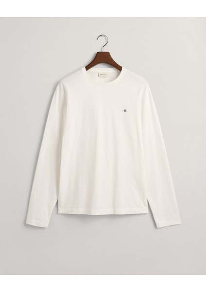 Erkek Krem Regular Fit Bisiklet Yaka T-Shirt 2004049.113