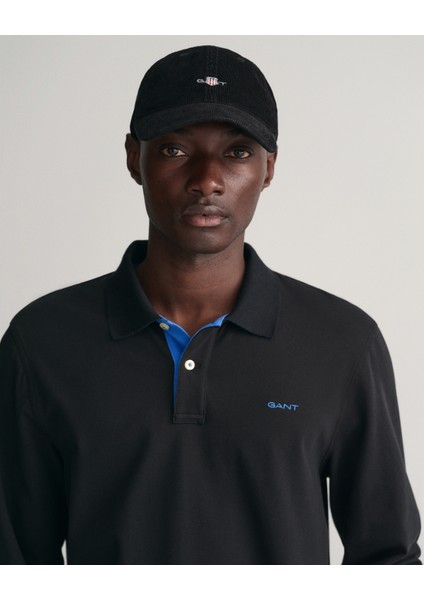 Erkek Siyah Regular Fit Logolu Polo 2065004.5