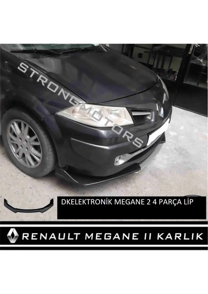 Dkelektronik Megane 2 Ön Tampon Eki / 4 Parça Lip Karlık