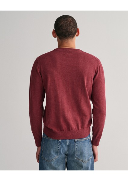 Erkek Bordo Regular Fit Bisiklet Yaka Kazak 8030561.677 fiyatları