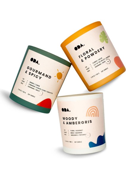 Trio Candle Set