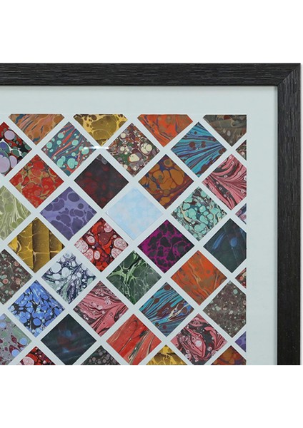 EL İŞÇİLİĞİ EBRU TABLO 55*75 cm - 5678