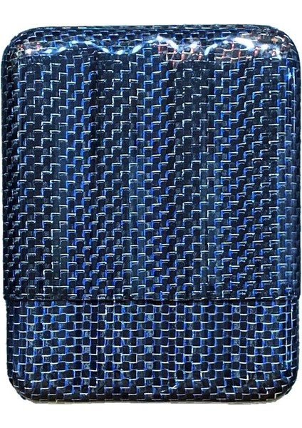 Titanium Karbonfiber Toscanello Mavi 4'lü Puro Kılıfı