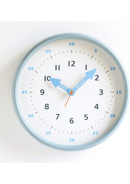 Saatin Sesini Kapatmayı Öğrenen Çocuk Çizgi Film Duvar Saati (Yurt Dışından)