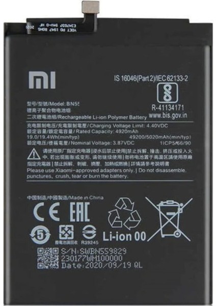 Xiaomi Redmi Note 10-10S  Pil Batarya