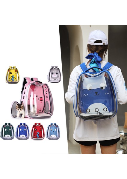 Kırmızı 36X27X40 cm Kedi Çantası Nefes Omuzlar Sırt Çantası Taşınabilir Evcil Hayvan Taşıma Çantası Köpek Açık Seyahat Sırt Çantası Şeffaf Büyük Uzay Kedi Kaynağı (Yurt Dışından) fiyatları
