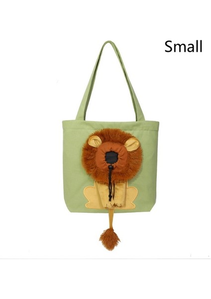 Yeşil S Kedi Çantası Nefes Taşınabilir Kedi Çantası Seyahat Taşınabilir Kedi Taşıma Sırt Çantası Seyahat Sırt Çantası ve Dogtransparent Uzay Pet Sırt Çantası (Yurt Dışından)