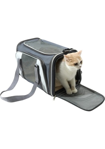 Mor 44X28X28CM Köpek Taşıyıcı Köpek Sırt Çantası Kedi Taşıma Çantası Evcil Hayvan Taşıma Çantası Seyahat Çantaları Havayolu Onaylı Taşıyıcı Kediler Köpek Aksesuarları (Yurt Dışından) modelleri