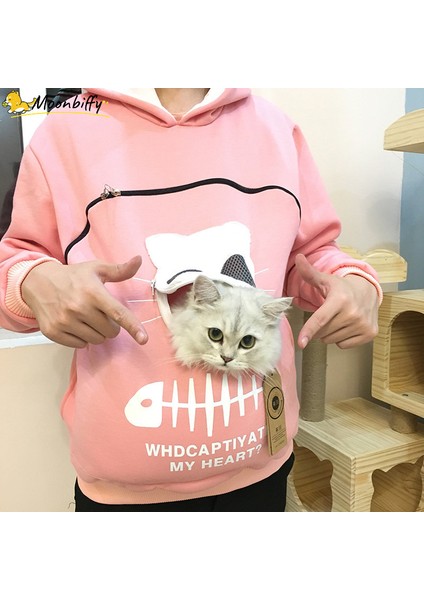 Şarap Kırmızısı 3xl Kazak Kedi Severler Hoodie Kanguru Köpek Pet Paw Kazaklar Sarılma Kese Kedi Taşıyıcı Kazak Cep Hayvan Kulak Kapşonlu Artı (Yurt Dışından) fiyatları