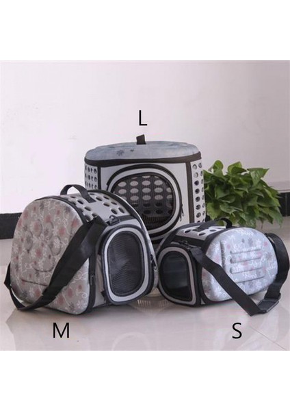 Gri S-Suit 0.5-1.5 kg Eva Kedi Askıları Omuz Çantaları Katı Örgü Evcil Hayvan Taşıma Çantası Kediler Köpekler Için 7.5 kg Tavşan Hayvanlar Açık Seyahat Mochila Gato (Yurt Dışından)