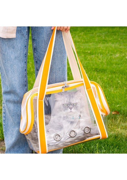41X24.5X23CM Yeni Pet Kedi Çantası Nefes Taşınabilir Evcil Hayvan Taşıma Çantası Şeffaf Uzay Evcil Hayvan Sırt Çantası Açık Seyahat Sırt Çantası Kedi ve Köpek Için (Yurt Dışından) indirimleri