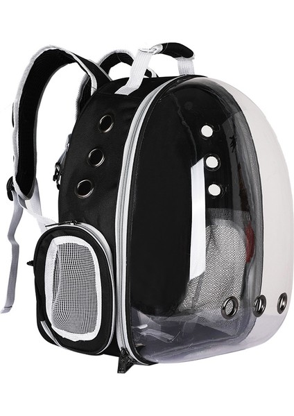 Mavi Kedi Çantası Nefes Taşınabilir Evcil Hayvan Taşıma Çantası Açık Hava Seyahati Için Sırt Çantası Kedi ve Köpek Şeffaf Uzay Evcil Hayvan Sırt Çantası (Yurt Dışından) indirimleri