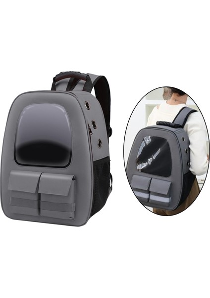 Yeşil Kedi Sırt Çantası Taşıyıcı Çanta, Köpek Sırt Çantası, Küçük Kediler Için Evcil Hayvan Köpekler Tavşan, Seyahat Için Şeffaf Sırt Çantası, Yürüyüş (Yurt Dışından) modelleri