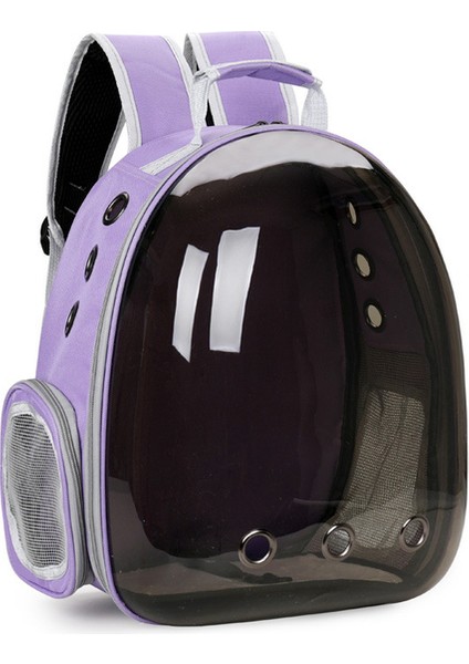 15 Kedi Çantası Nefes Alabilir Taşınabilir Pet Taşıma Çantası Delikli Açık Seyahat Sırt Çantası (Yurt Dışından)