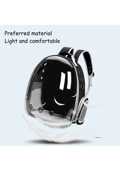 15 Kedi Çantası Nefes Alabilir Taşınabilir Pet Taşıma Çantası Delikli Açık Seyahat Sırt Çantası (Yurt Dışından) indirimleri