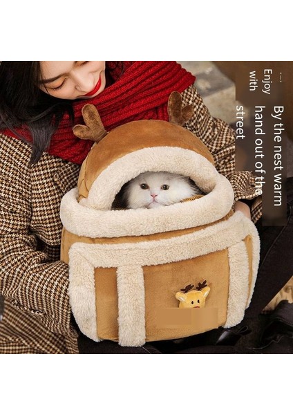 Kahverengi Max 4 kg Kedi Sırt Çantası Için Taşıyıcı Kediler Için Kedi Taşıma Için Taşınabilir Iki Omuz Uzay Sırt Çantası Pet Gezi Çantası Konveyörler ve Pusetler (Yurt Dışından) indirimleri