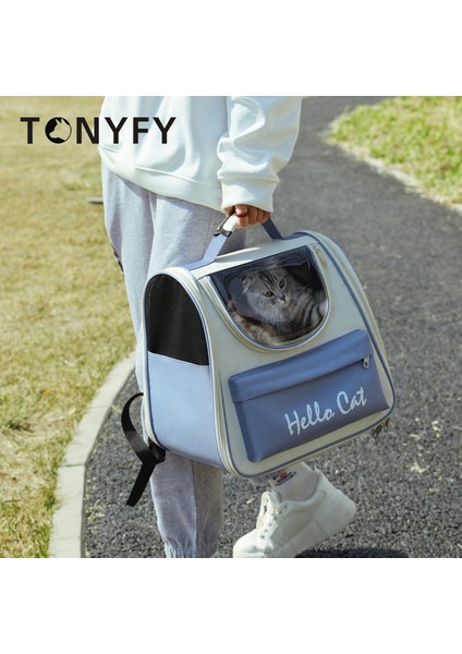 Mavi Evcil Hayvan Taşıyıcı Kediler Sırt Çantası Taşınabilir Seyahat Açık Pet Nefes Çanta Kediler Için Küçük Köpekler Sırt Çantası Taşıma Evcil Hayvan Malzemeleri (Yurt Dışından) indirimleri