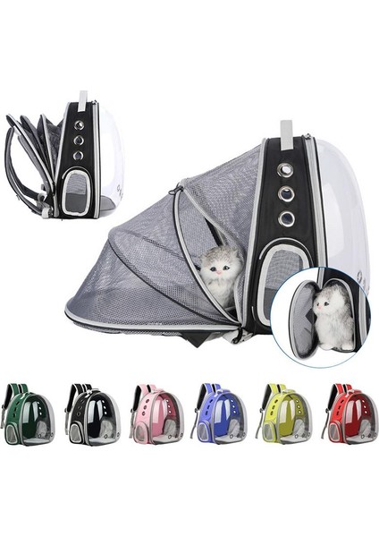 Kırmızı Taşınabilir Pet Kedi Sırt Çantası Katlanabilir Çok Fonksiyonlu Pet Köpek Taşıma Çantası Büyük Uzay Kapsülü Kabarcık Omuz Evcil Hayvan Sırt Çantası Çadır Kafesi (Yurt Dışından) fiyatları