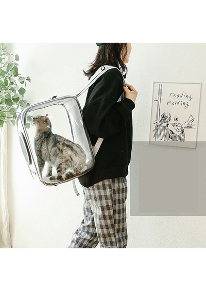 Pembe 1 Pet Küçük Köpek Kedi Çanta Paketi Taşıyıcı Şeffaf Kafes Omuz Çantası Sırt Çantası Taşıma Taşınabilir Nefes Katlanabilir Seyahat Paketi (Yurt Dışından) modelleri