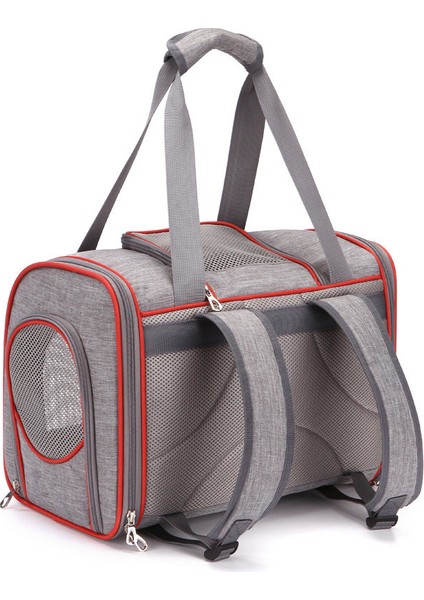 Mavi 40X25X48 cm Katlanabilir Evcil Hayvan Taşıma Çantası Taşınabilir Açık Omuz Çantası Kedi Köpek Sırt Çantası Nefes Büyük Kapasiteli Pet Köpek Kedi Çantası (Yurt Dışından) fırsatları