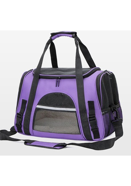 Mor Köpek Taşıyıcı Sırt Çantası Kedi Küçük Köpekler Taşıma Çantası Evcil Hayvan Taşıma Kutusu Seyahat Nefes Evcil Hayvan Çanta Araba Kedi Sırt Çantası (Yurt Dışından)