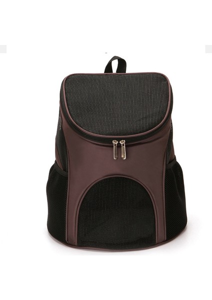 Kahve L-34X30X40CM Pet Seyahat Çantası Katlanabilir Kedi ve Köpek Nefes Sırt Çantası Taşıyıcı Sırt Çantası Köpek Kedi Açık Seyahat Taşıyıcı (Yurt Dışından)