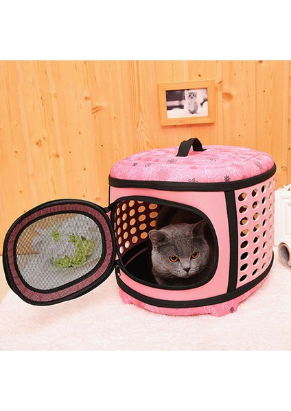 Pembe M Takım Elbise 1.5-4.0 kg Eva Kedi Askıları Omuz Çantaları Katı Örgü Evcil Hayvan Taşıma Çantası Kediler Köpekler Için 7.5 kg Tavşan Hayvanlar Açık Seyahat Mochila Gato (Yurt Dışından) fiyatları