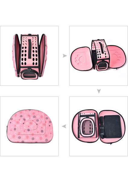 Pembe M Takım Elbise 1.5-4.0 kg Eva Kedi Askıları Omuz Çantaları Katı Örgü Evcil Hayvan Taşıma Çantası Kediler Köpekler Için 7.5 kg Tavşan Hayvanlar Açık Seyahat Mochila Gato (Yurt Dışından) fırsatları