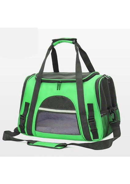 Yeşil Köpek Taşıyıcı Sırt Çantası Kedi Küçük Köpekler Taşıma Çantası Pet Taşıma Kutusu Seyahat Nefes Evcil Hayvan Çanta Araba Kedi Sırt Çantası (Yurt Dışından)