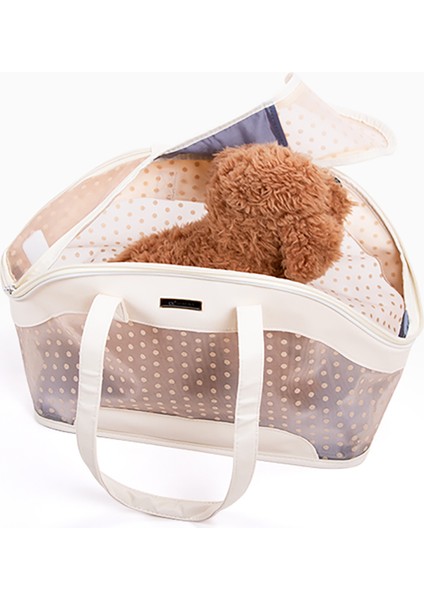 Krem Sarı S Taşıyıcı Kedi Köpek Çantası Nefes Örgü Katlanabilir Hafif Çanta Kediler Evcil Hayvan Ürünleri Ürünleri Köpek Küçük Taşınabilir Seyahat Çantaları (Yurt Dışından) modelleri