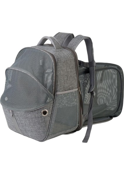 Gri Kedi Sırt Çantası Taşıyıcı Küçük Köpekler Gezisi Için Genişletilebilir Pet Seyahat Çantaları (Yurt Dışından) fiyatları