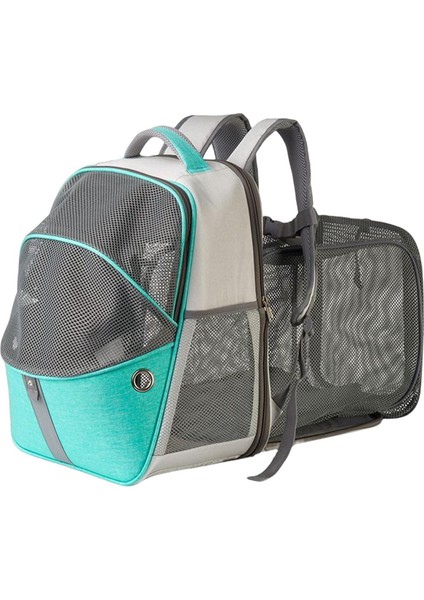 Gri Kedi Sırt Çantası Taşıyıcı Küçük Köpekler Gezisi Için Genişletilebilir Pet Seyahat Çantaları (Yurt Dışından) modelleri