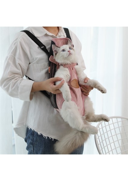 Bej L Pet Kedi Taşıma Çantaları Nefes Açık Pet Taşıyıcılar Küçük Köpek Kedi Sırt Çantası Moda Seyahat Evcil Hayvan Çantası Taşıma Köpek Taşıyıcı (Yurt Dışından) fiyatları