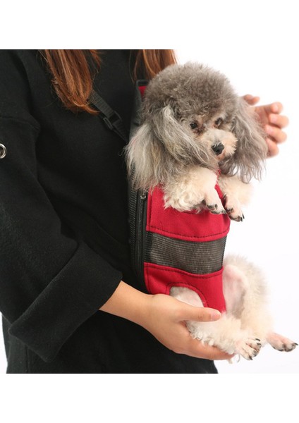 Kırmızı L Outad Evcil Hayvan Taşıyıcı Sırt Çantası Ayarlanabilir Pet Ön Kedi Köpek Taşıyıcı Seyahat Çantası Bacaklar Dışarı Ön Göğüs Sırt Çantası Evcil Hayvan Köpek Malzemeleri (Yurt Dışından) fırsatları