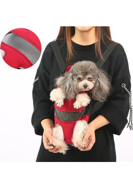 Kırmızı L Outad Evcil Hayvan Taşıyıcı Sırt Çantası Ayarlanabilir Pet Ön Kedi Köpek Taşıyıcı Seyahat Çantası Bacaklar Dışarı Ön Göğüs Sırt Çantası Evcil Hayvan Köpek Malzemeleri (Yurt Dışından) indirimleri