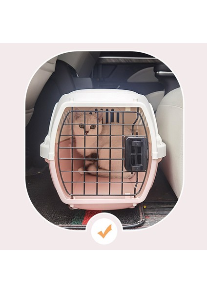 Haki Nefes Kedi Taşıma Kutusu Tote Hava Taşıyıcıları Kapı Kilidi Taşıyıcı Sepet Köpek Kamp Için (Yurt Dışından) fırsatları