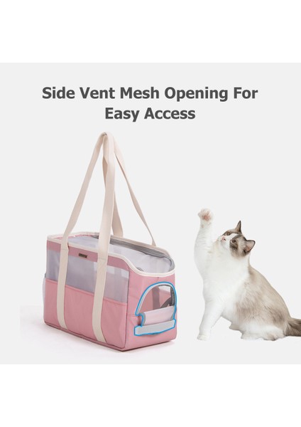 Pembe Evcil Hayvanlar Için Katlanabilir Taşıyıcı Kedi Küçük Köpek Kafesi Nefes Kedi Yuva Taşınabilir Dışarı Çanta Köpek Çanta Seyahat Yürüyüş Için Kedi Taşıyıcı (Yurt Dışından) indirimleri