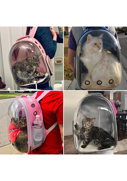 Siyah Kedi Çantası Köpek Çantası Evcil Hayvan Çantası Dışında Evcil Hayvan Çantası Taşıma Uzay Kapsülü Sırt Çantası Nefes Alabilir Taşınabilir Seyahat Şeffaf Çanta Kedi Sırt Çantası (Yurt Dışından) fırsatları