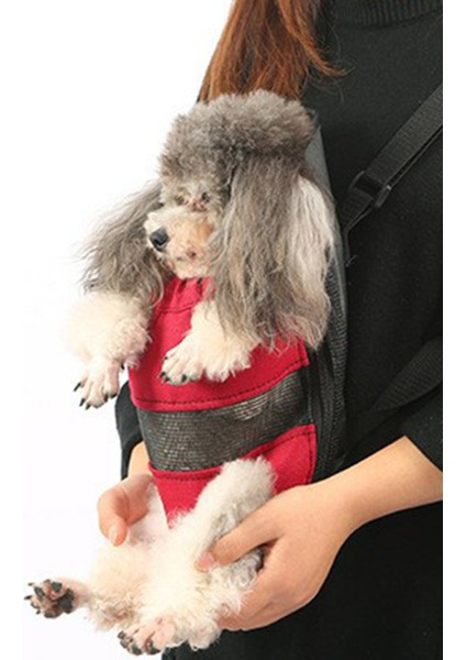 Kırmızı M Outad Evcil Hayvan Taşıyıcı Sırt Çantası Ayarlanabilir Pet Ön Kedi Köpek Taşıyıcı Seyahat Çantası Bacaklar Dışarı Ön Göğüs Sırt Çantası Evcil Hayvan Köpek Malzemeleri (Yurt Dışından) fırsatları