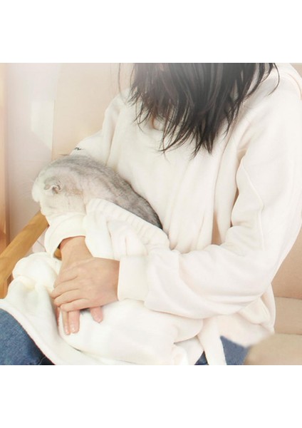 Pembe Evcil Hayvan Önlüğü Taşıyıcı Kedi Taşıyıcı Önlük Süper Yumuşak Ayarlanabilir Çift Cep Takviyeli Kenarlar Düzgün Dikişler Sıcak Tutmak Flanel Eller-F (Yurt Dışından) indirimleri