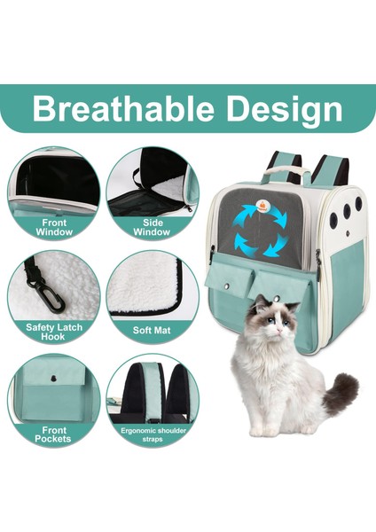 Camo F Pet Sırt Çantası Taşınabilir Kedi ve Küçük Köpekler Açık Taşıyıcı Katlanabilir Havalandırmalı Tasarım Büyük Kedi Köpek Sırt Çantası Taşıma Çantası (Yurt Dışından) fırsatları