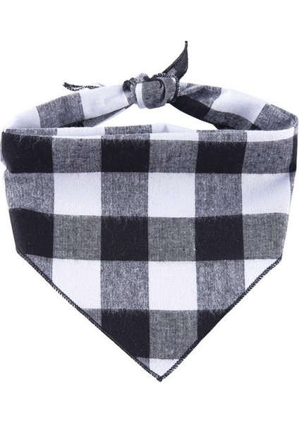 D L Köpekler Kediler Için Aksesuarlar Evcil Hayvan Önlükleri Bandanalar Yavru Kedi Öğeleri Ekose Çizgili Yıkanabilir Yumuşak Nefes Alabilir Üçgen Eşarp Köpek Bandana (Yurt Dışından)