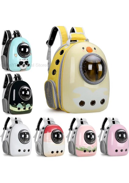 16 Karikatür Kedi Sırt Çantası Taşıyıcı Büyük Kabarcık Astronot Uzay Nefes Kapsül Taşıma Hareketli Kedi Köpek Pet Şeffaf Seyahat Çantası (Yurt Dışından) fiyatları