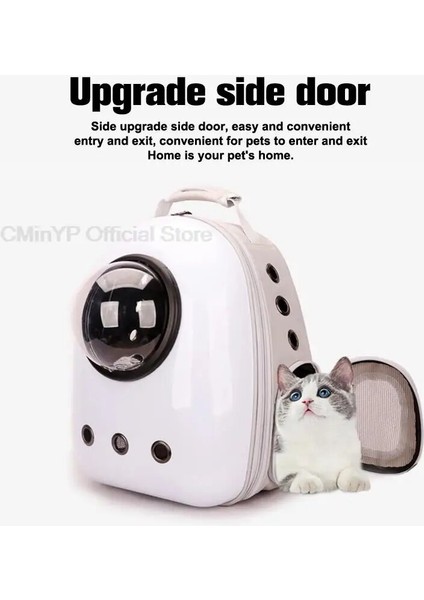 16 Karikatür Kedi Sırt Çantası Taşıyıcı Büyük Kabarcık Astronot Uzay Nefes Kapsül Taşıma Hareketli Kedi Köpek Pet Şeffaf Seyahat Çantası (Yurt Dışından) modelleri