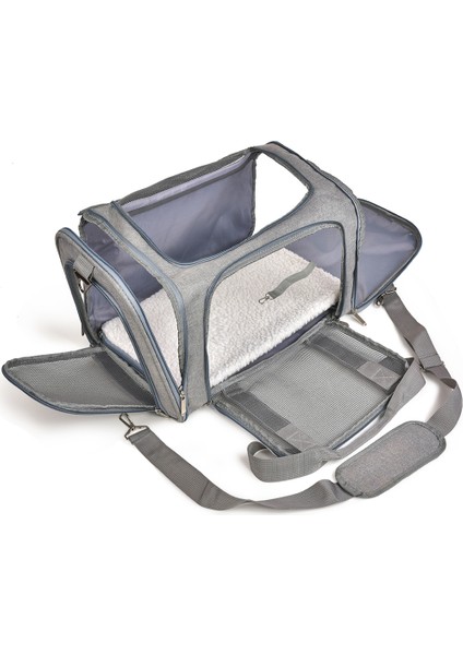 Siyah 44X28X28CM Köpek Taşıyıcı Köpek Sırt Çantası Kedi Taşıma Çantası Evcil Hayvan Taşıma Çantası Seyahat Çantaları Havayolu Onaylı Taşıyıcı Kediler Köpek Aksesuarları (Yurt Dışından) fiyatları