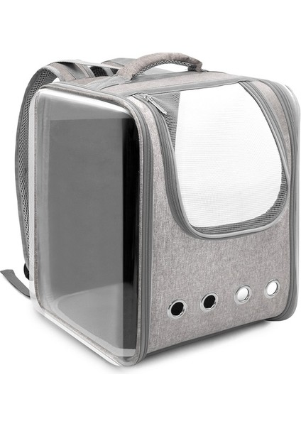 Yeni Stil Gri Kedi Taşıma Çantaları Nefes Pet Taşıyıcılar Küçük Köpek Kedi Sırt Çantası Seyahat Uzay Kapsülü Kafes Evcil Hayvan Taşıma Çantası Kediler Için Taşıma (Yurt Dışından)