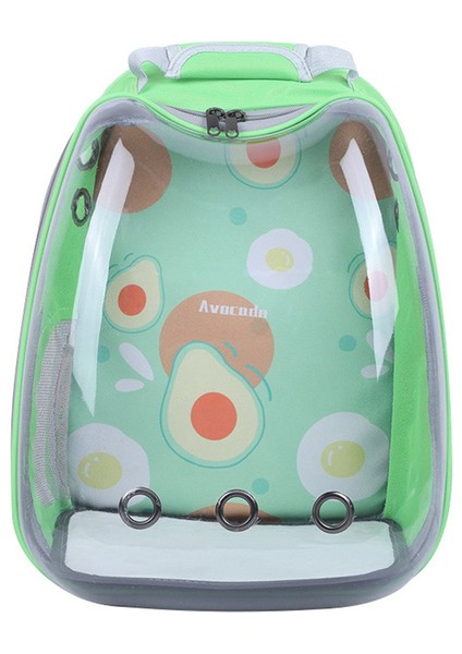 Açık Yeşil 36X27X40CM Kedi Çantası Nefes Omuzlar Sırt Çantası Taşınabilir Evcil Hayvan Taşıma Çantası Köpek Açık Seyahat Sırt Çantası Şeffaf Büyük Uzay Kedi Kaynağı (Yurt Dışından)