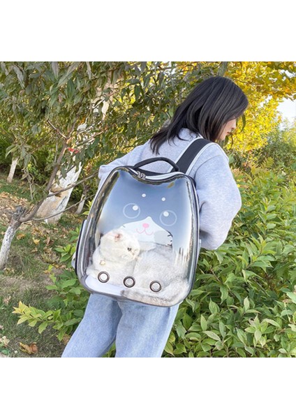 Açık Yeşil 36X27X40CM Kedi Çantası Nefes Omuzlar Sırt Çantası Taşınabilir Evcil Hayvan Taşıma Çantası Köpek Açık Seyahat Sırt Çantası Şeffaf Büyük Uzay Kedi Kaynağı (Yurt Dışından) fırsatları