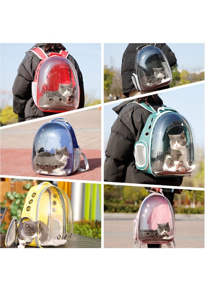 Darkgreen Evcil Köpek Taşıma Taşıyıcı Kedi Taşıma Çantası Uzay Evcil Hayvan Sırt Çantası Nefes Alabilir Taşınabilir Şeffaf Sırt Çantası Köpek Uzay Kapsülü Çantası (Yurt Dışından) modelleri